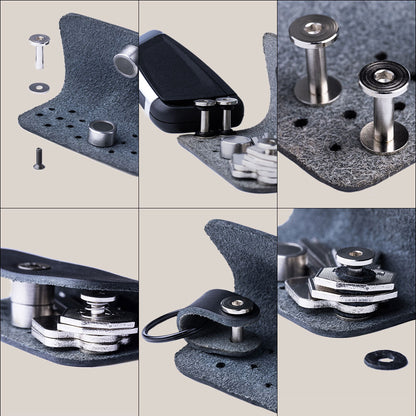 Tan keynius With Black Screw