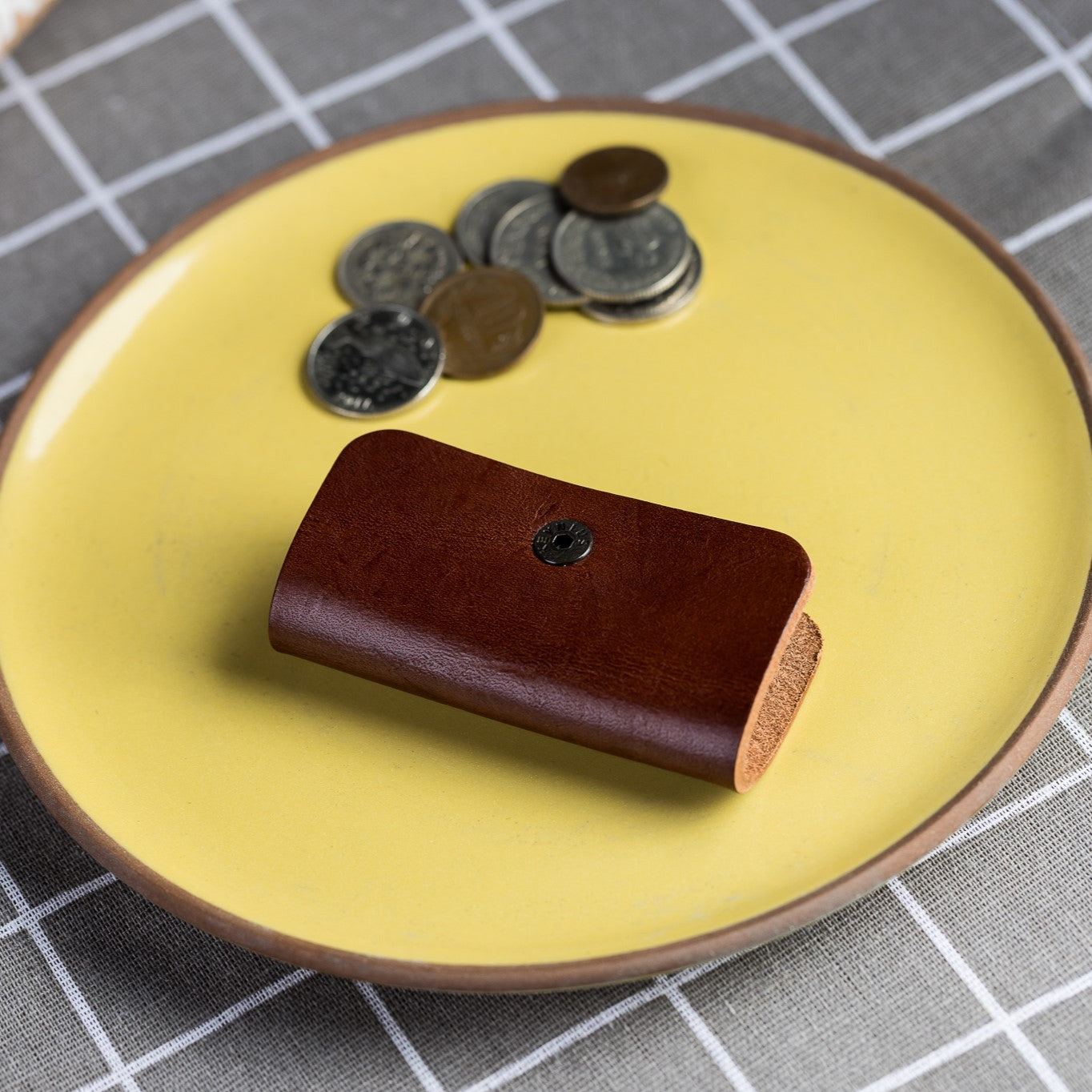 Cognac keynius With Black Screw