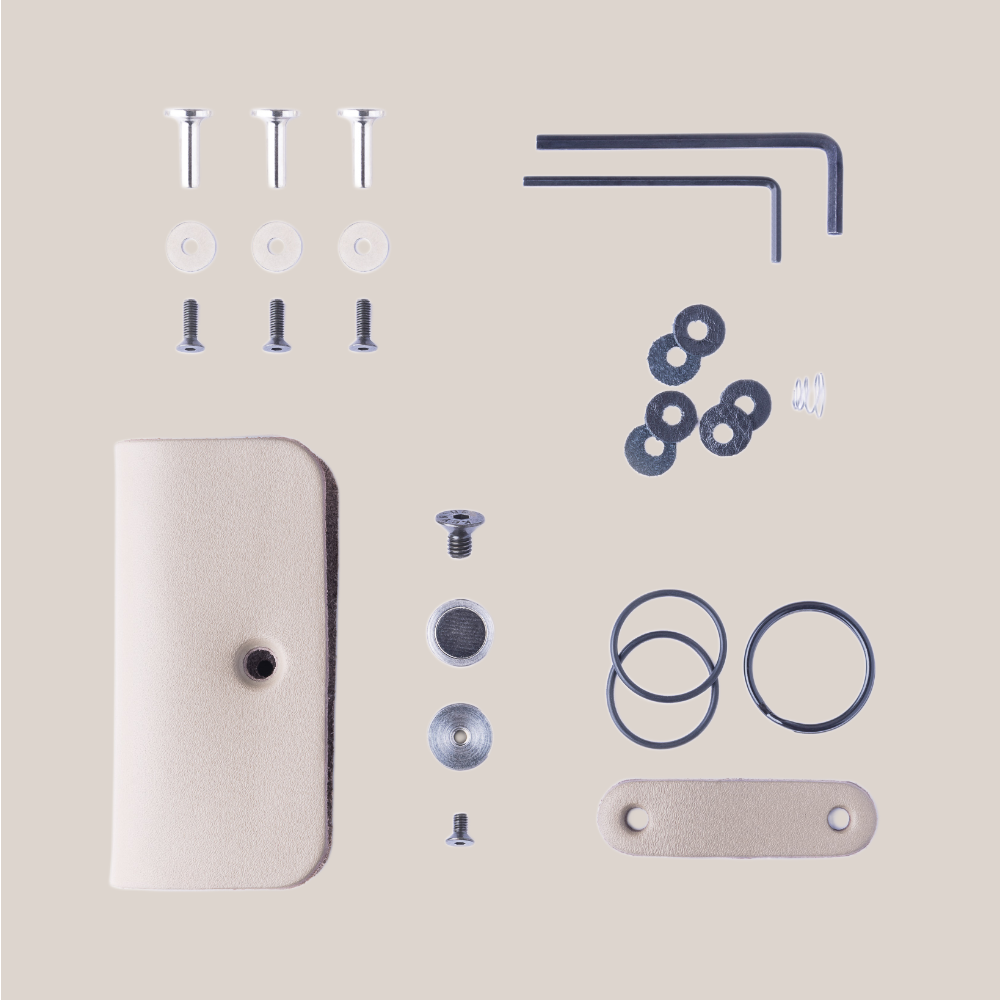 Mud Gray keynius With Black Screw