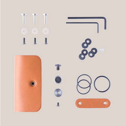 Tan keynius With Black Screw